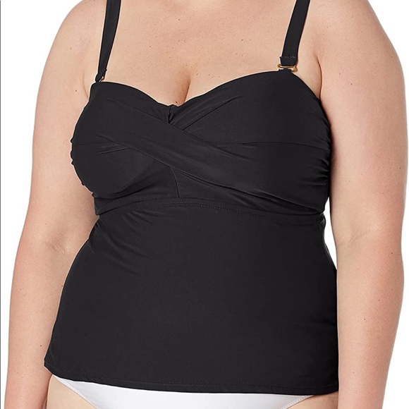 Catalina Front Twist Swim Top - Picture 1 of 9